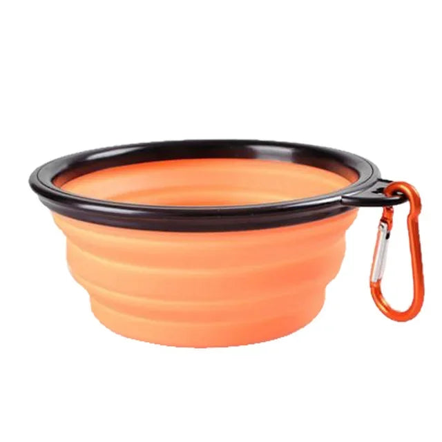 Collapsible Silicone Dog Bowl