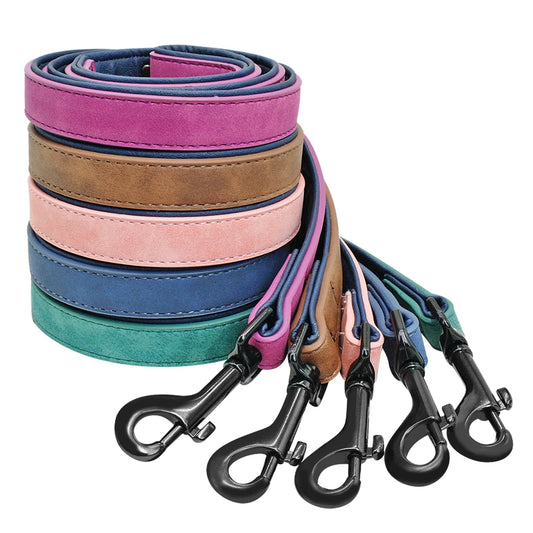 4 ft. Leather Dog Leash
