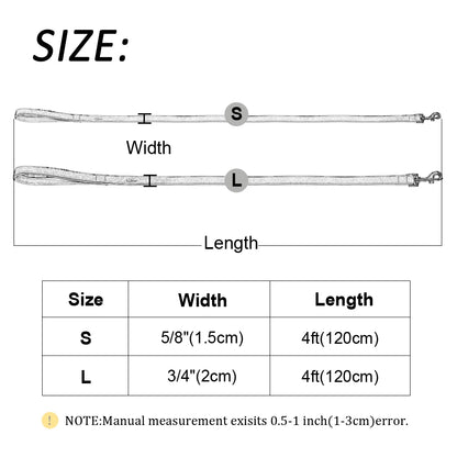 4 ft. Leather Dog Leash