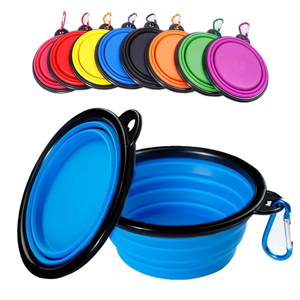 Collapsible Silicone Dog Bowl