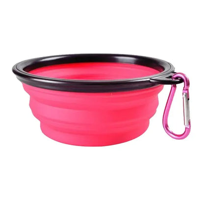 Collapsible Silicone Dog Bowl