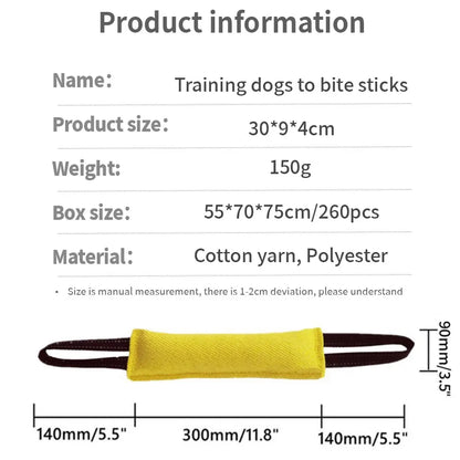 Durable Jute Dog Tug Pillow Toy