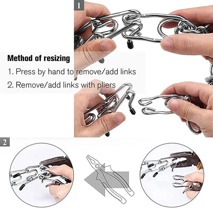 Adjustable Prong Dog Training Collar