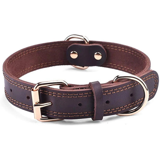 Vintage Leather Dog Collar