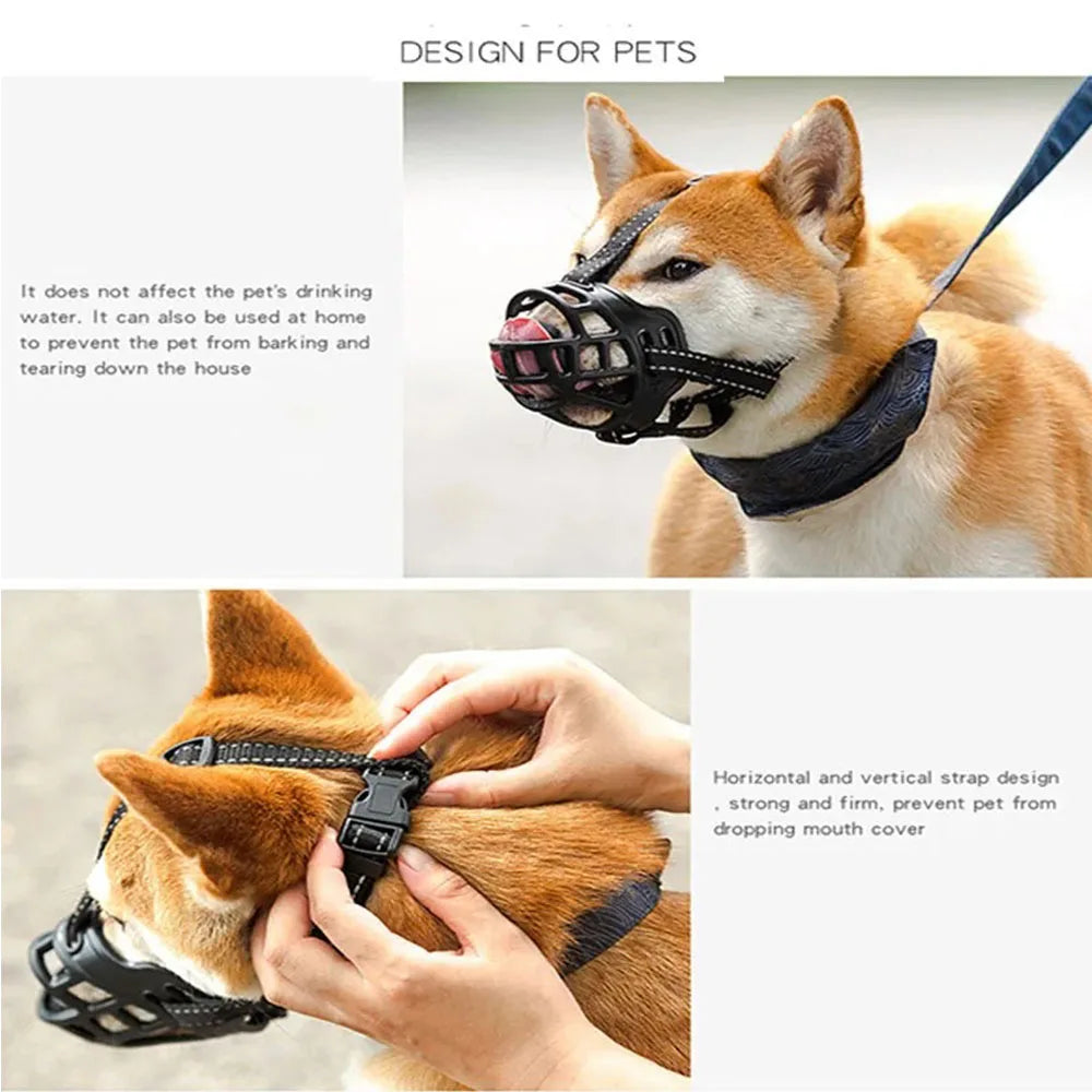 Breathable Basket Muzzle Guard